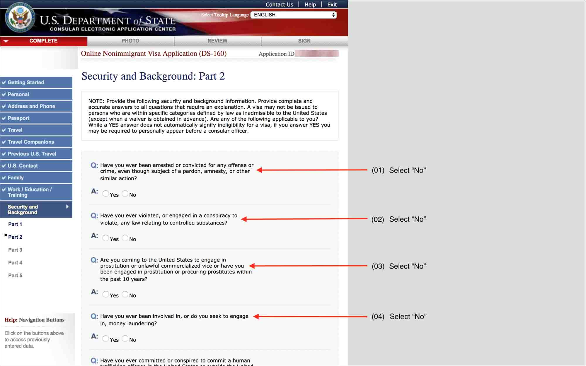 DS 160 Form Online Visa Help DS 160 Form Online Visa Help