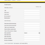 Registration Form Design For St Laurence s College Writing Dialogue